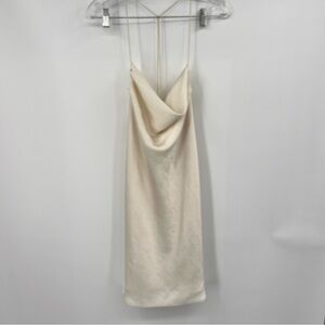 Aritzia / Wilfried Cream satin Slip Dress XL